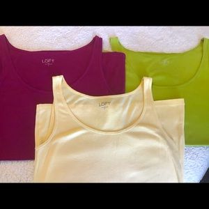 3 for $12 Ann Taylor LOFT tanks